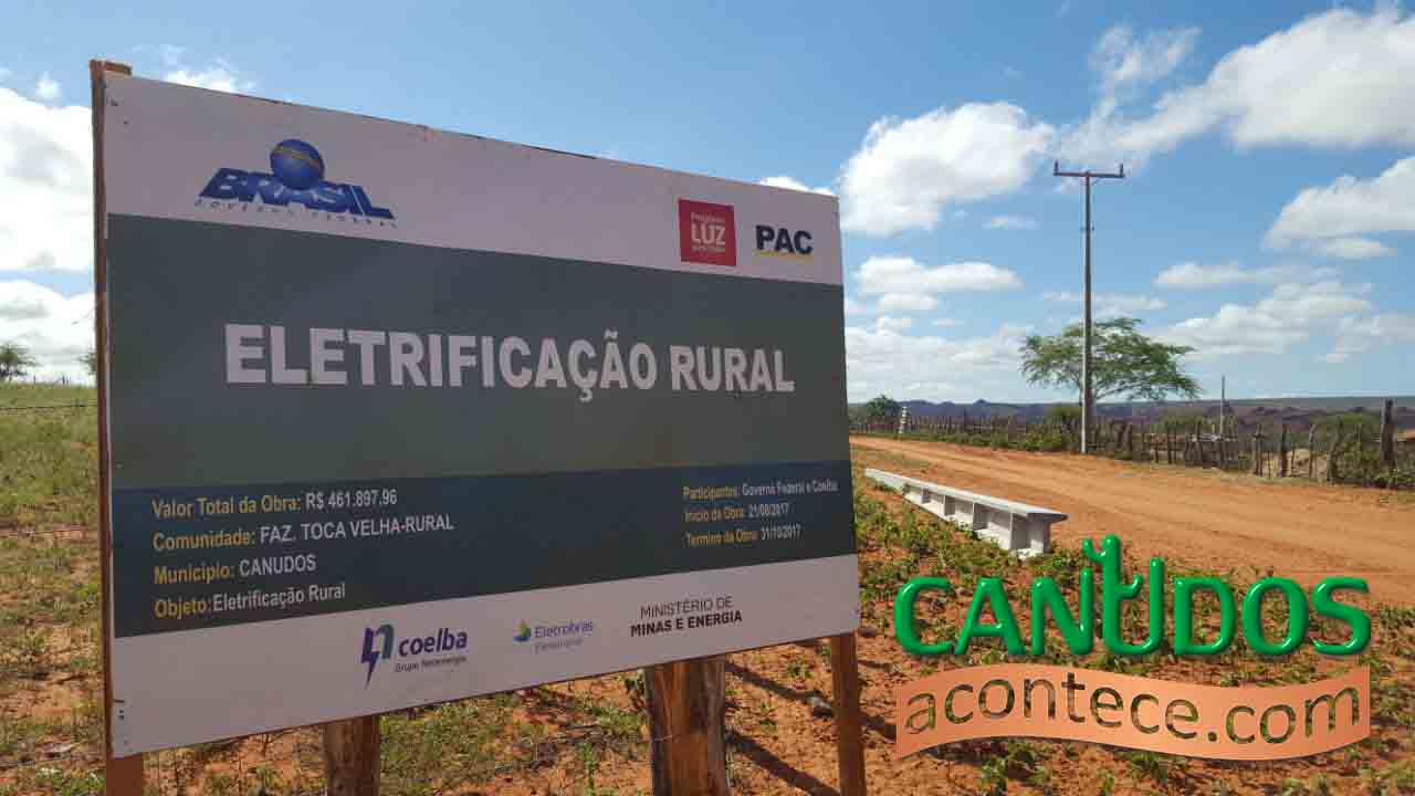 Energia elétrica chega a comunidades rurais de Canudos